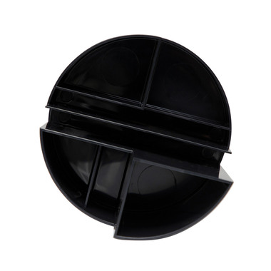 MAUL Stifteköcher Recycle 6.35 6 Fächer, 14cm,12.5cm,schwarz