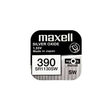 Maxell Europe LTD. Batteria a bottone 390 SR1130SW, 10 pezzi