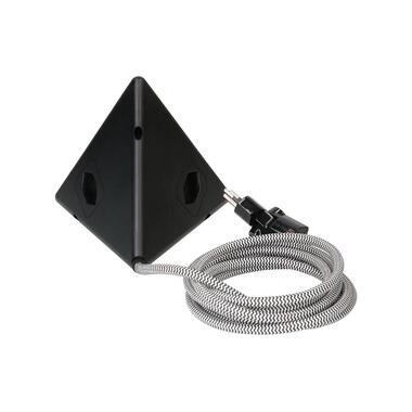 Max Hauri Steckdosenleiste Pyramide, Schwarz 2x T13, USB A+C 18W