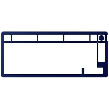 HyperX Alloy Rise 75 Top Plate marine blue