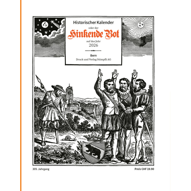 STAEMPFLI Bildkalender 2026 9783727261923 Der Hinkende Bot DE A5