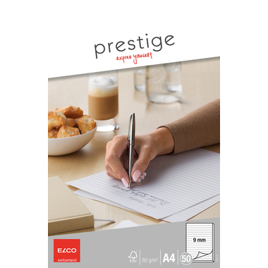 ELCO Blocco per appunti Prestige A4 73711.15 bianco, ritago, 80g 50 fogli