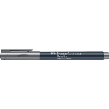FABER-CASTELL Metallics Marker 1.5 mm 160775 Asphalt cowboy