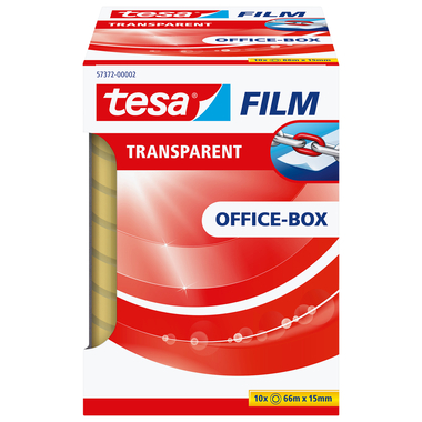 TESA Klebeband transp.Box 66mx15mm 573720000 10 Stk.