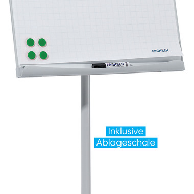 FRANKEN Flipchart 70x100 cm FC91 U-Act!Line, mit Rollen