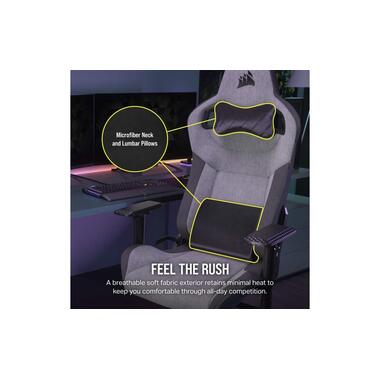 Corsair Chaise de gaming T3 Rush (2023) Gris