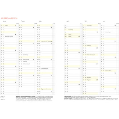 HEYE Lady Terminkalender 2026 1411+26 1S/2P AL 11.5x16.3cm