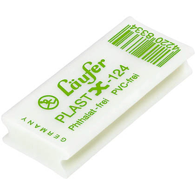 LÄUFER Gomme à effac. Plast X-124 01240 transparent 46x20x9mm