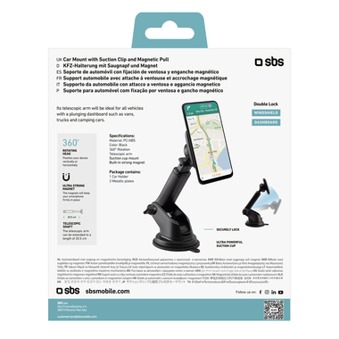 Support de téléphone de voiture extensible pour tableau de bord | SBS