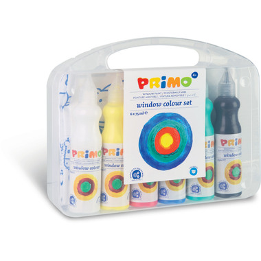 PRIMO Fenstermalfarbe 75ml 651W6SP 6 Stück