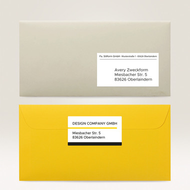 AVERY ZWECKFORM Adressetiketten 99,1x38,1mm L7163-40 weiss 560 Stk./40 Blatt