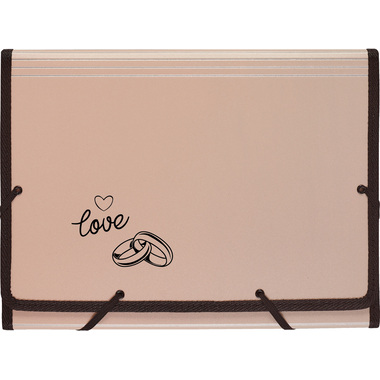 KOLMA Cartella Wedding A4 11.134.08 oro rosa,love
