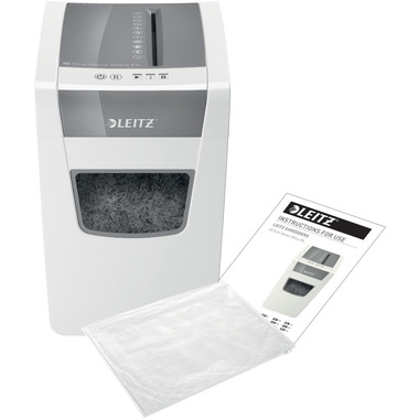 LEITZ Distruggi documenti IQ 8001-00-00 Home Office Slim, P-4, 23lt
