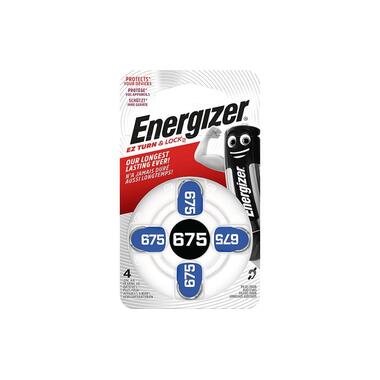 Energizer hearing aid battery 675, 4 pieces