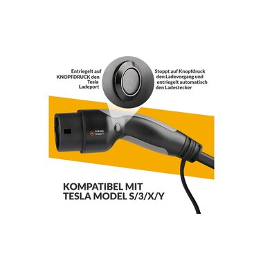 EV Buddy Ladekabel Charge 11 Tesla Edition Typ 2 11 kW, 6 m