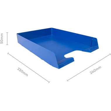 BIELLA Briefkorb Parat-Plast A4/C4 30540005U blau