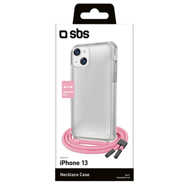 Cover trasparente con laccio da collo