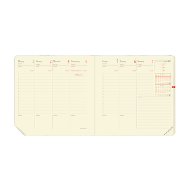 QUO-VADIS Ersatzinhalt Exec.Pres. 2026 905003Q 1W/2S Impala/Soho DE 16x16cm