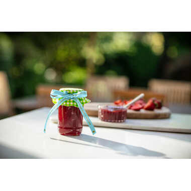 PTOUCH Band hellblau/gold TZE-RL34 Tze Geräte 12-36mm