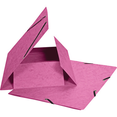 BIELLA Gummibandmappe A4 17840140U rosa, 355gm2 200 Bl.