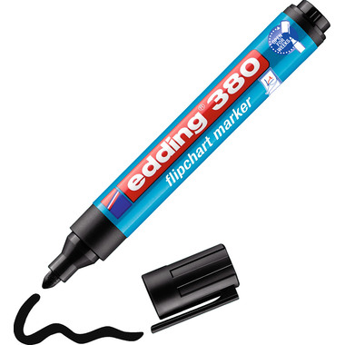EDDING Flipchart Marker 380 1,5-3mm 380-1 schwarz
