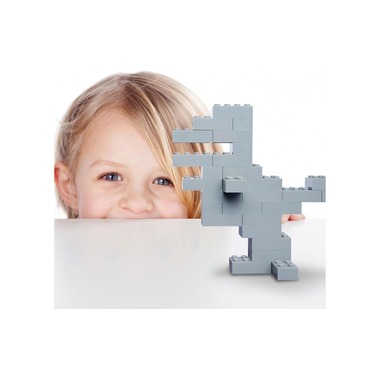 BLOX Mattoncini 40 mattoncini grigi da 8