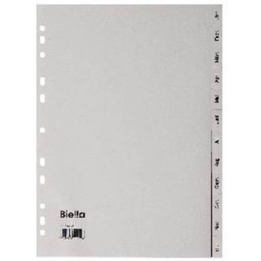 BIELLA Separatori PP A4 47141490U grigio Dez-Jan TE