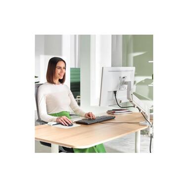 Leitz Workplace Tischhalterung Single Monitorarm Ergo bis 9 kg – Grau