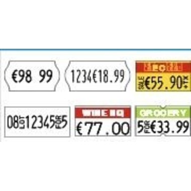 SATO Preisauszeichner KENDO 26 03099 Starter Set, 6 Ziffern 26x12mm