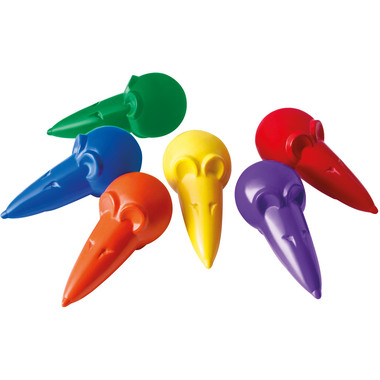 PELIKAN Wachsmalmäuse Blister 803328 6 Stück ass.