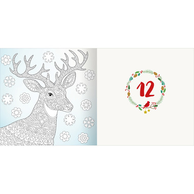 ARS EDITION Calenda. Avvento 21x21cm 13622 Diamanti, colori e adesivi