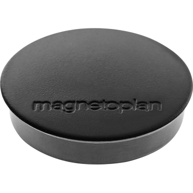 MAGNETOPLAN Magnet Discofix Standard 30mm 1664212 schwarz, ca. 0.7 kg 10 Stk.