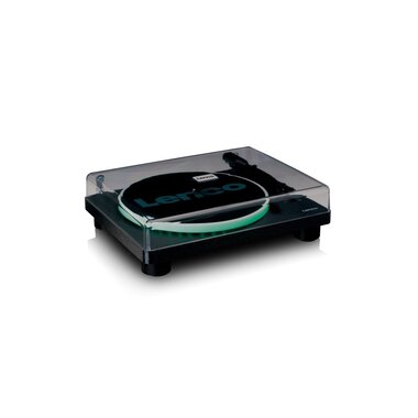 Lenco Plattenspieler LS-50LEDBK Schwarz