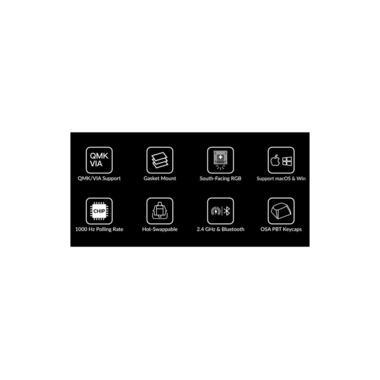 Keychron Clavier de gaming V3 Max Black Red Switch