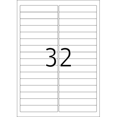HERMA Etichette SPECIAL 96x16.9mm 4209 bianco,non-perm. 800 pz./25 f.