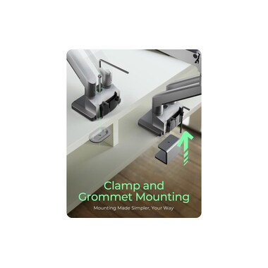 ICY BOX Tischhalterung bis 9 kg – Silber