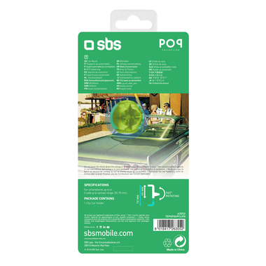 Supporto da auto per smartphone fino a 6 pollici