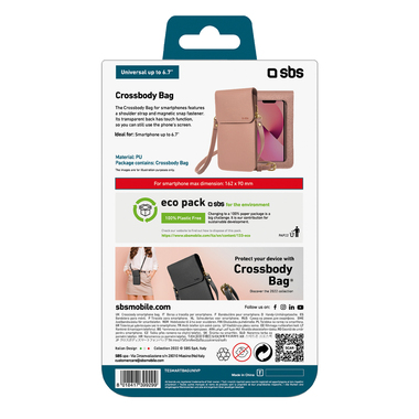 Women's smartphone bag with shoulder strap | SBS