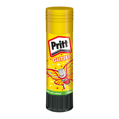 PRITT Klebestift Glitter 20g 900249 pink, rot, gelb