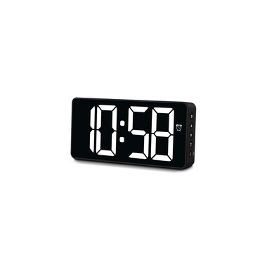 Hama Digital Alarm Clock Bali Black