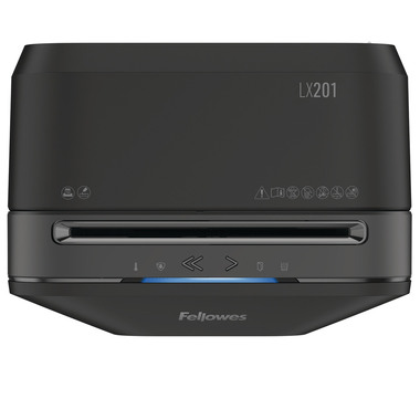 FELLOWES Aktenvernichter Powershred 5103901 LX201, schwarz, P-5, 22lt