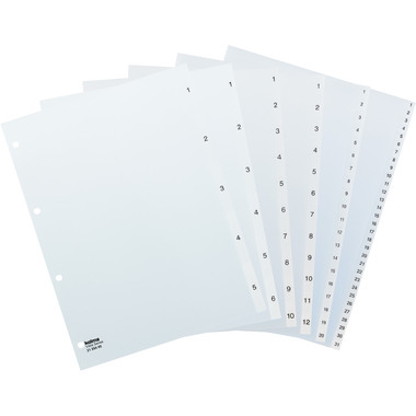 KOLMA Register Vista A4 21.554.00 transparent 1-5