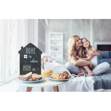 SECURIT Tableau Craie HOUSE FBT-HOUSE noir 32x23x6cm