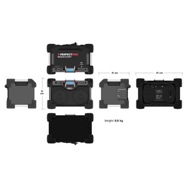 Perfectpro DAB+ Radio ROCKHART Black