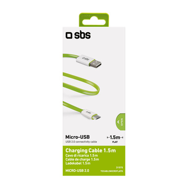 Flat charging cable