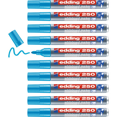 EDDING Whiteboard Marker 250 1.5-3mm 250-10 azzurro