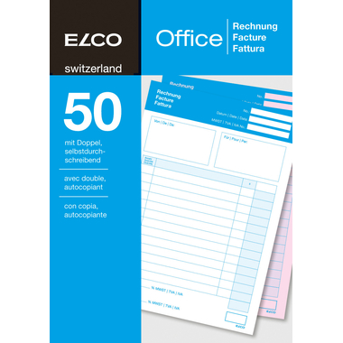 ELCO Facture A5 74594.19 60g 50x2 flls.