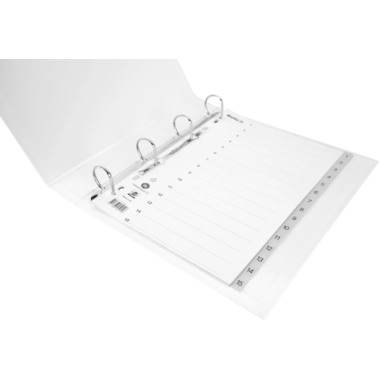 BIELLA Répertoires PP A4 47141500U gris 1-15