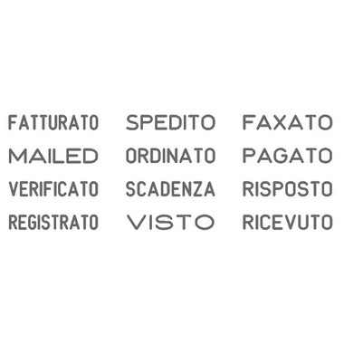 TRODAT Tampon Printy 4817 I 80363 Mot+Date, 12 textes 4x46mm