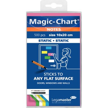 LEGAMASTER Magic-Chart Notes 7-159499 ass. 10x20cm 500St.